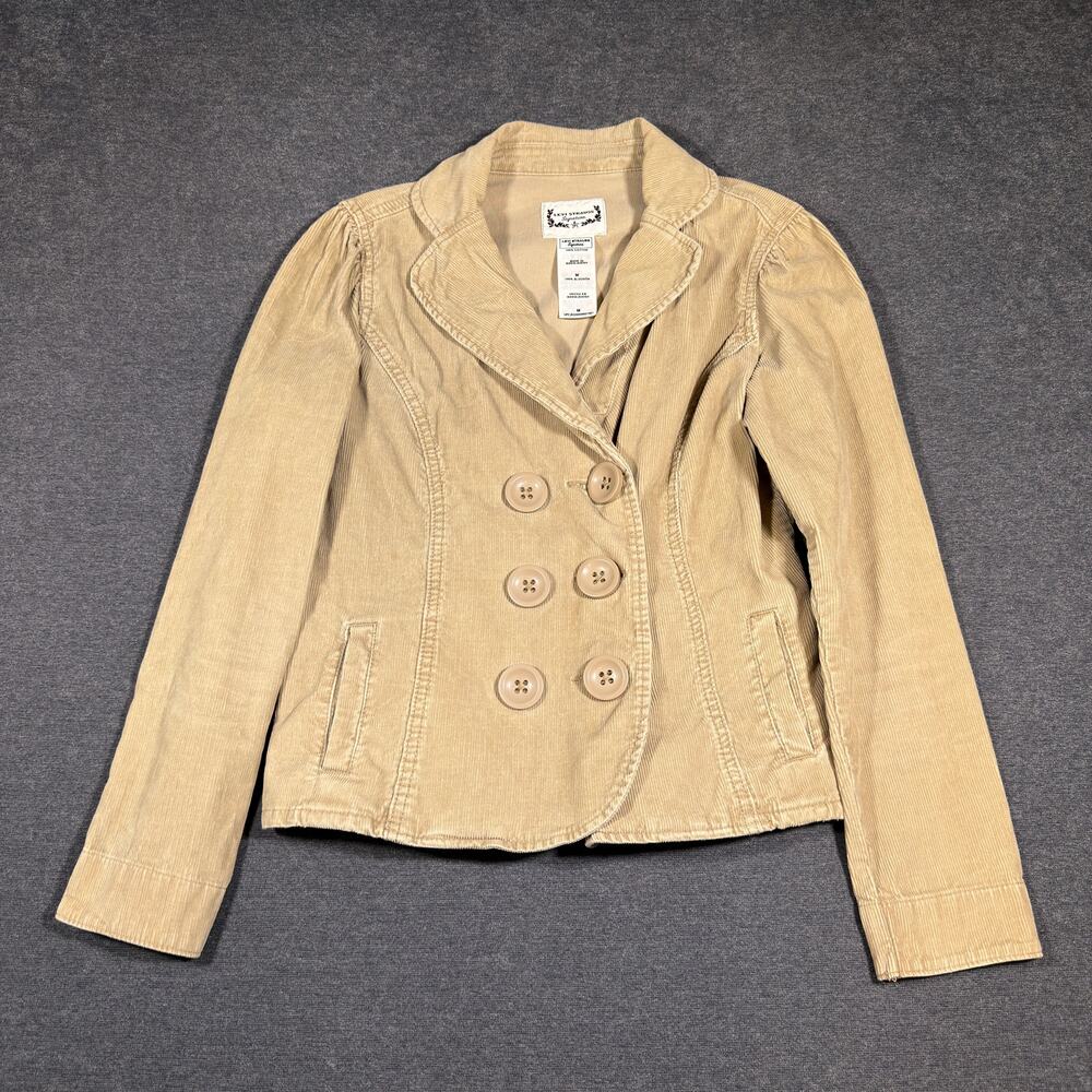 Y2K Bella Swan Core Levis Corduroy Double Breasted Lightweight Jacket US M